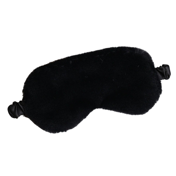 Pluche slaapmasker zwart