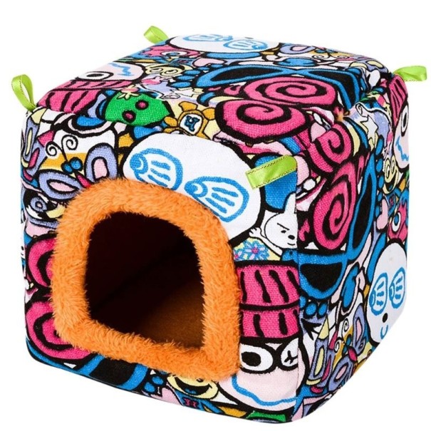 Pluchen bed voor knaagdieren 1