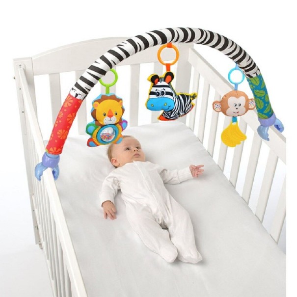 Pluchen speelgoed voor kinderwagen 2