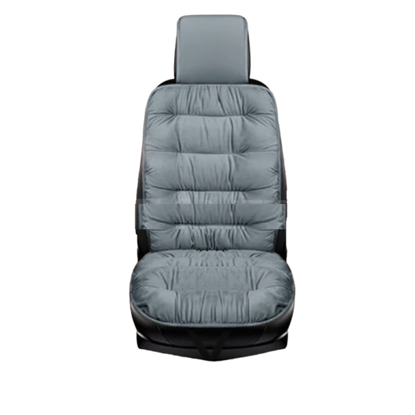 Plush Car Seat Cover Winter Front Seat Cover Front Seat Protector Universal grey