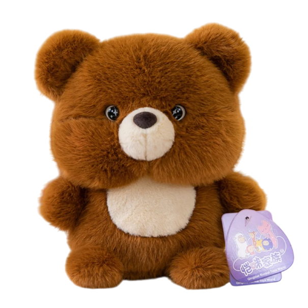 Plush Dark Brown Bear 16 cm Soft Plush Toy Made of Soft Material with PP Cotton Filling Cute Companion Decoration and Gift 1