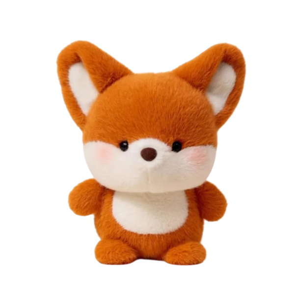 Plush Fox 16 cm Soft Plush Toy Made of Soft Material with PP Cotton Filling Cute Orange and White Pet Gift and Decoration 1