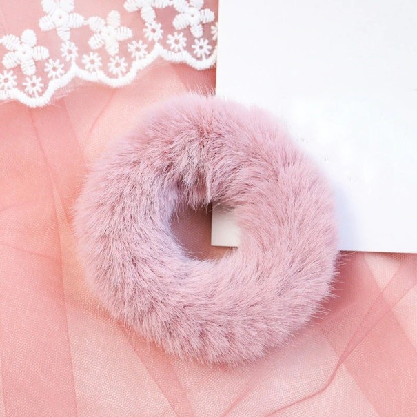 Plush Hair Tie purple