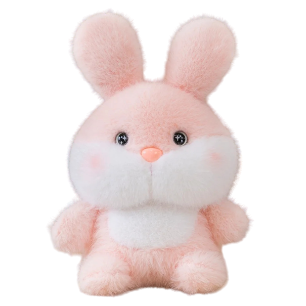 Plush Pink Bunny 16 cm Soft Plush Toy Made of Soft Material with PP Cotton Filling Cute Pet Decoration and Gift for Children 1