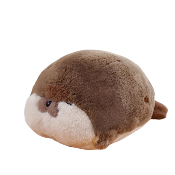 Plush Sleeping Otter Soft Plush and PP Cotton Realistic Toy Cute Pet Cushion Room Decoration Gift for Children and Adults 1