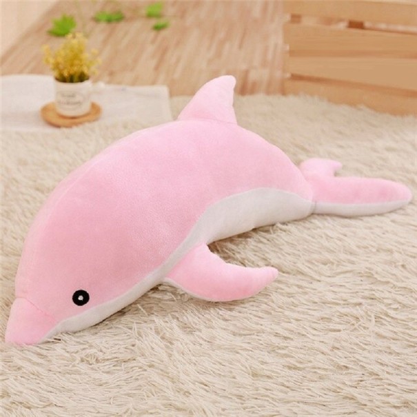 Plüss delfin 30 cm rózsaszín