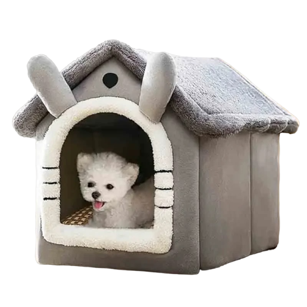 Plys hundehus 33 x 30 x 32 cm 1