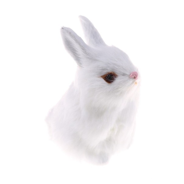 Plysch hare vit