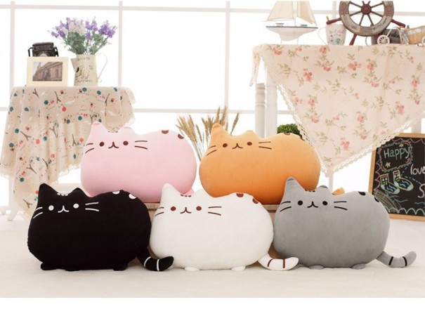 Plysch kattkudde 40 cm J982