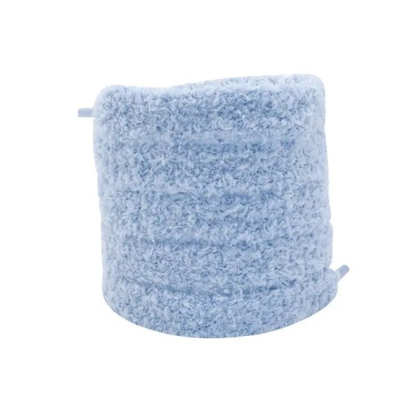 Plyšové tkaničky do bot 120 cm Měkké roztomilé tkaničky Barevné tkaničky pro tenisky Dětská móda Stylový doplněk Boty Dekorace DIY světle modrá