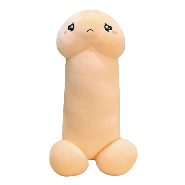 Plyšový penis 90 cm Plyšový penis s tvárou 2