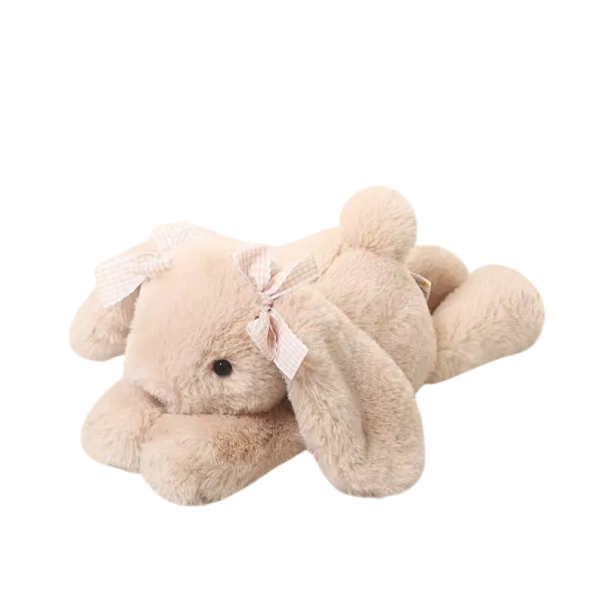 Plyšový růžový zajíček 35 cm Měkká hračka z hypoalergenní PP bavlny Roztomilý plyšák pro děti i dospělé Mazlivý dárek a dekorace do pokoje 1