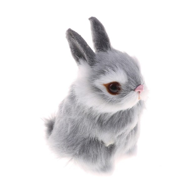 plyšový zajac sivá