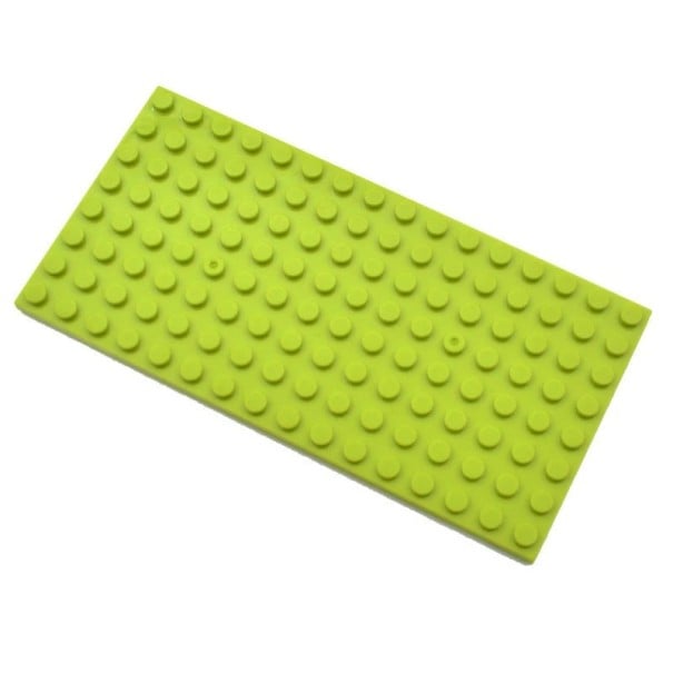 Płytki bazowe do klocków 5 szt. 6,4 x 12,8 cm Kompatybilne z Lego i innymi klockami konstrukcyjnymi Małe klocki konstrukcyjne Akcesoria do klocków Kreatywna zabawa jasnozielony
