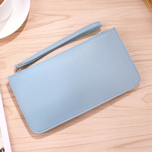 Pochette da viaggio donna T992 azzurro