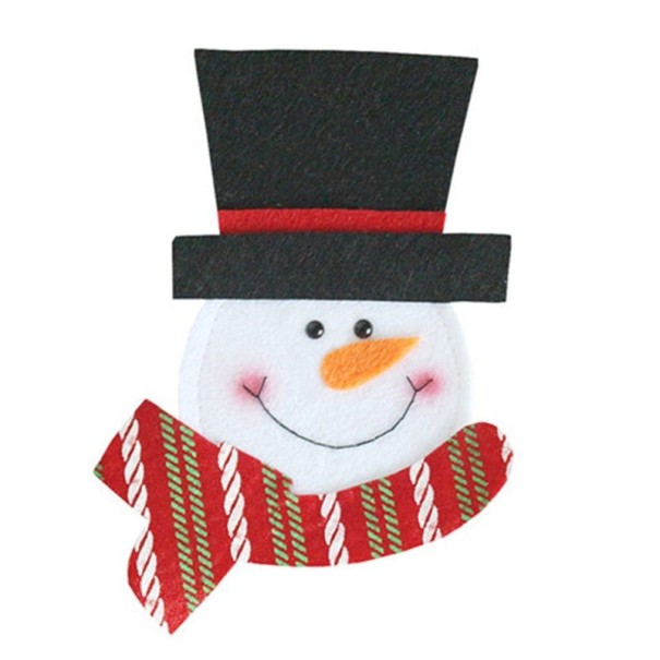 Pochette de Noël pour couverts 6 pcs 5