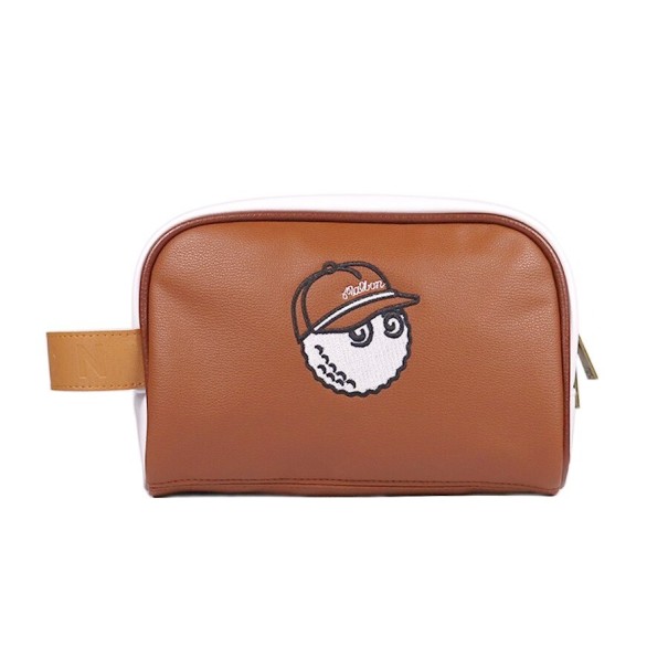 Pochette pour accessoires de golf marron