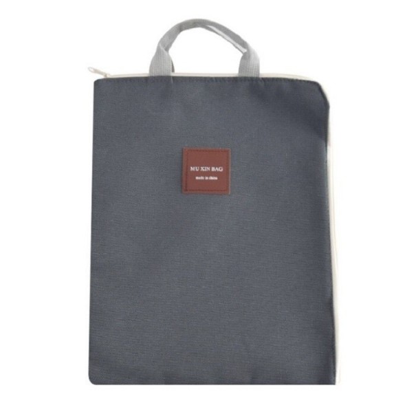 Pochette pour documents A4 gris foncé