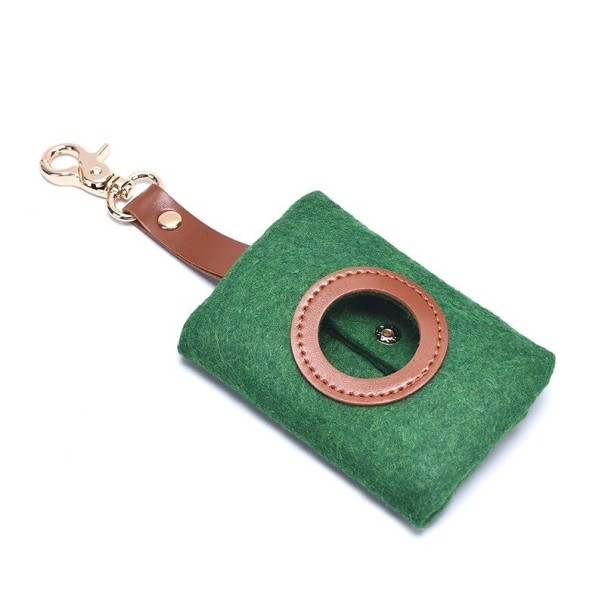 Pochette pour sacs à excréments de chien C771 vert