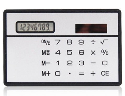 Pocket Calculator white