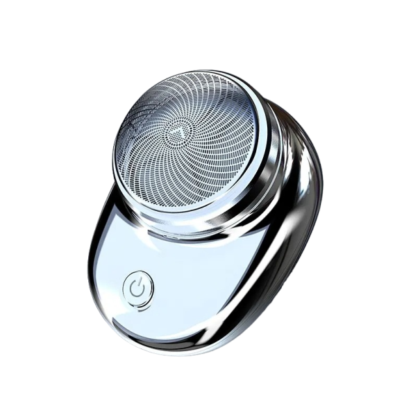 Pocket Electric Shaver Small Travel Electric Rakapparat Bärbar sladdlös skäggtrimmer 7,3 x 4,6 x 4,7 cm silver