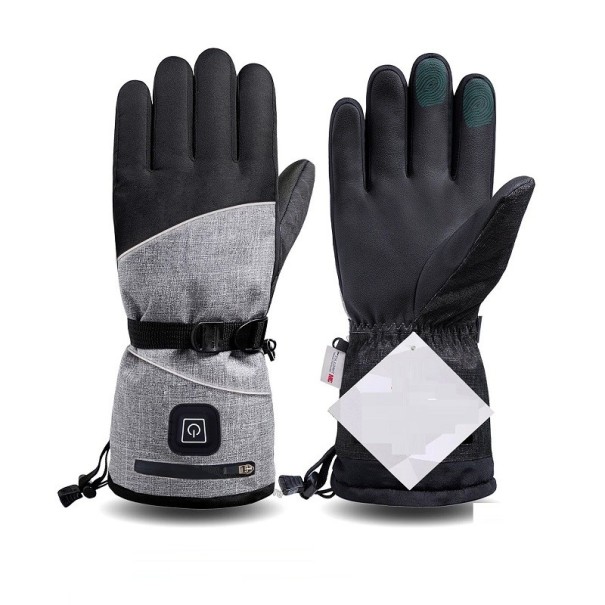 Podgrzewane rękawiczki na zimę z ładowaniem USB Wodoodporne bawełniane rękawiczki z podgrzewaniem Podgrzewane rękawiczki z funkcją ekranu dotykowego 1