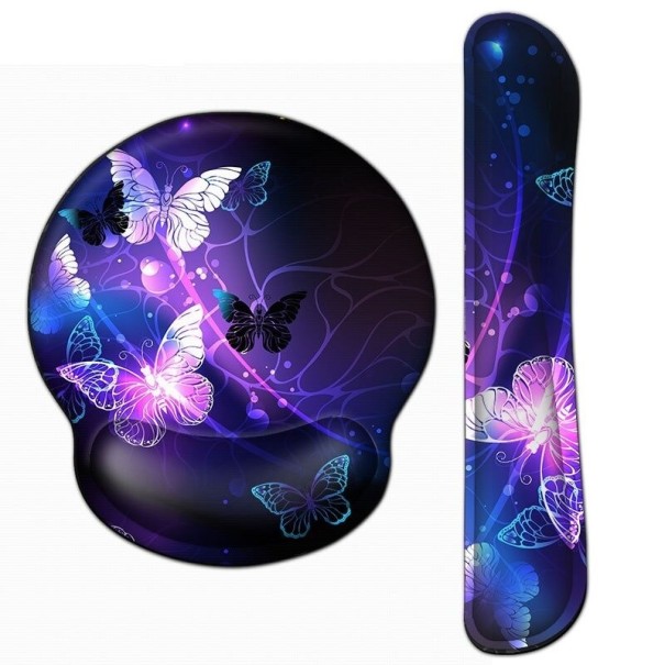 Podložka pod myš s ergonomickou podpěrou zápěstí ke klávesnici 8