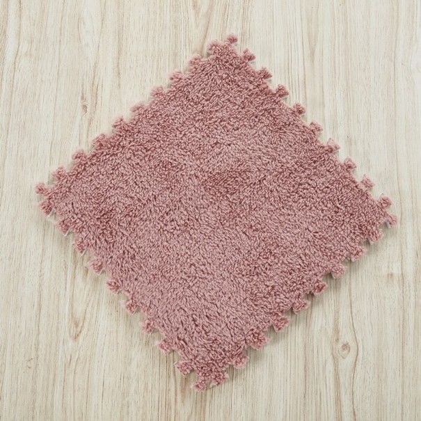 Podložka puzzle 10 ks starorůžová