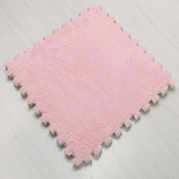 Podložka puzzle 10 ks světle růžová