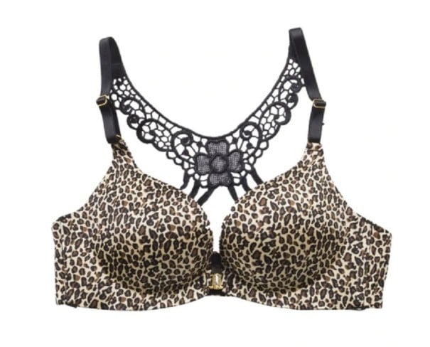 Podprsenka s předním zapínáním J2240 leopardí 85C