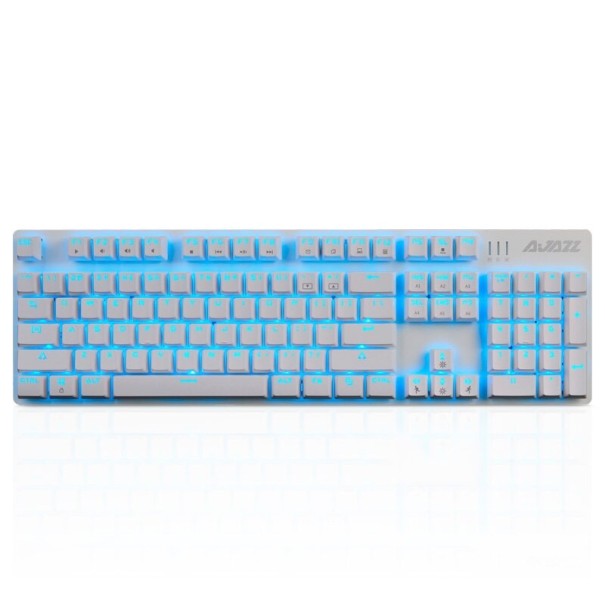 Podsvícená klávesnice K387 bílá 2