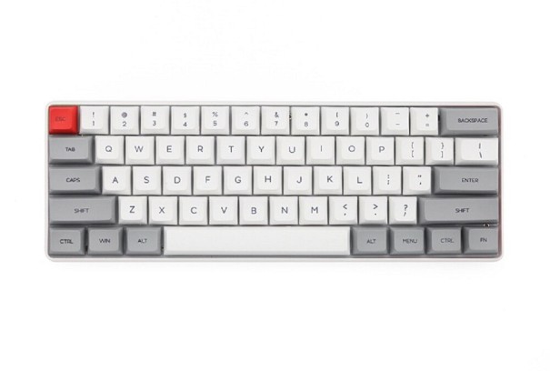 Podsvietená klávesnica K312 biela 2
