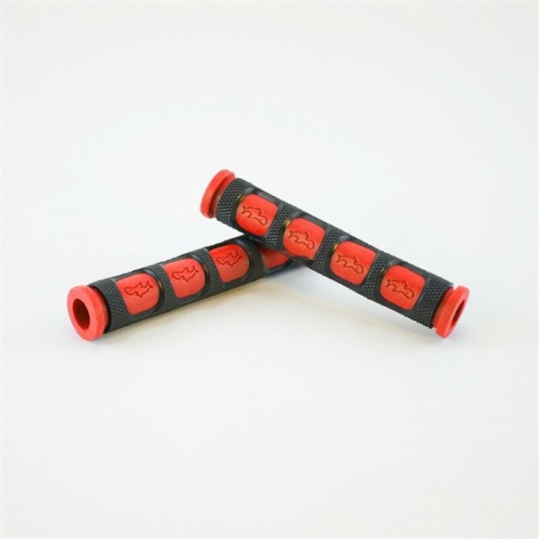 Poignée de guidon en silicone 2 pcs rouge