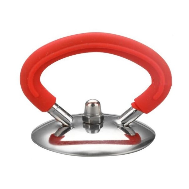 Poignée en acier inoxydable pour couvercle J14 rouge