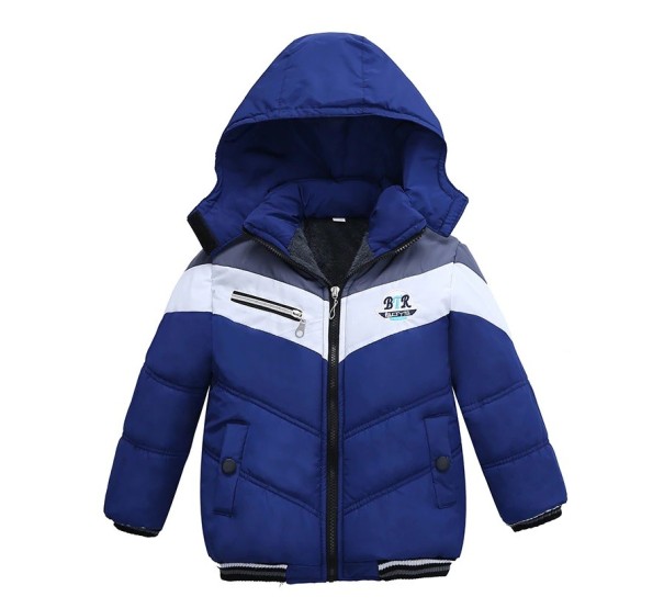 Poikien talvitakki J1935 sininen 4