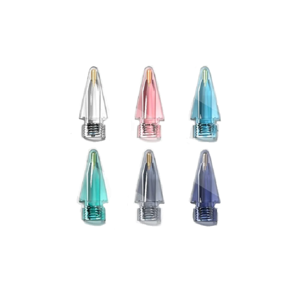 Pointes de remplacement pour stylet 6 pcs Pointes de stylet pour Apple Pointes de remplacement colorées pour stylet 1