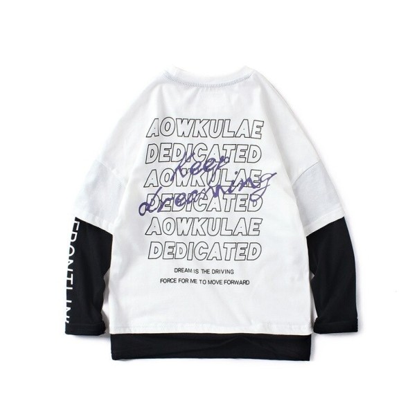 Pojkar långärmad T-shirt B1602 5 E