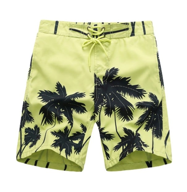 Pojkshorts med palmer J1328 grön 11