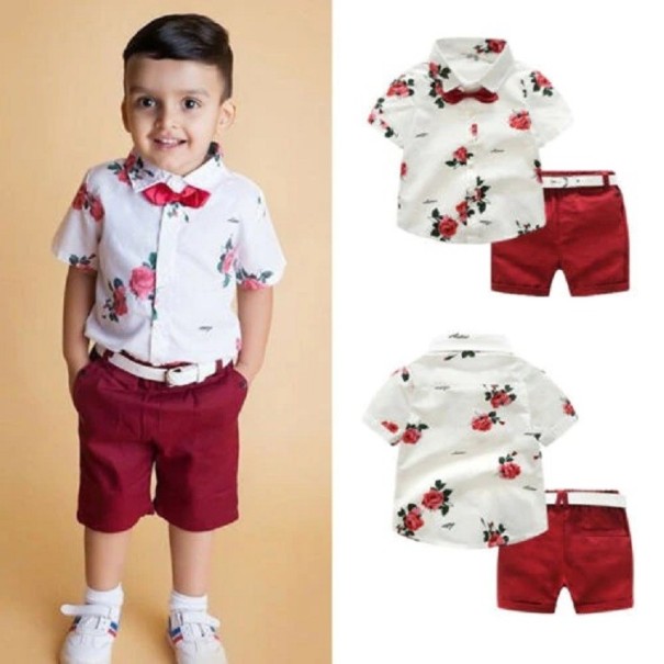 Pojktröja och shorts B1341