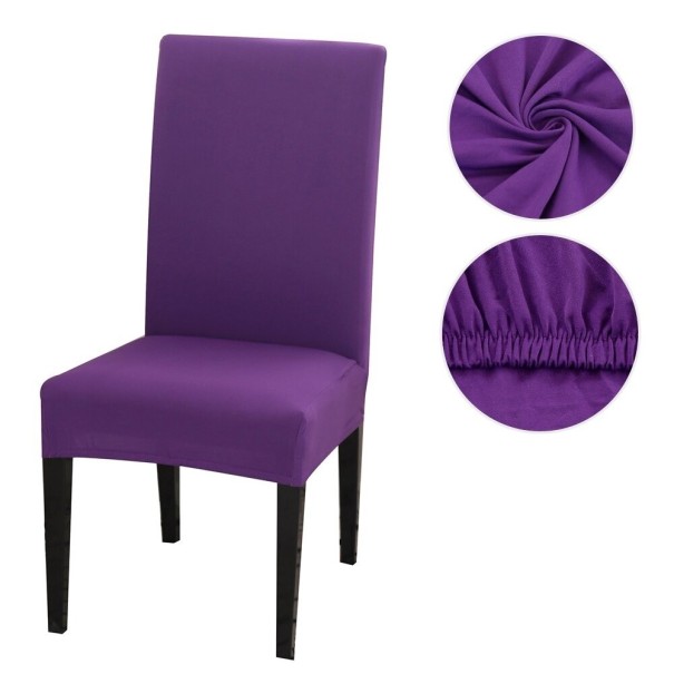 Pokrowiec na krzesło E2281 fioletowy