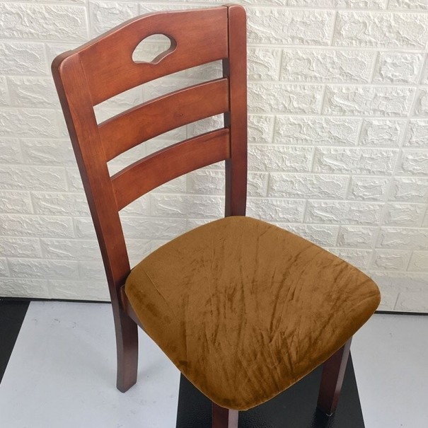 Pokrowiec na krzesło E2384 brązowy