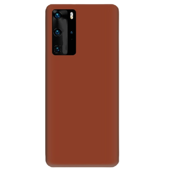 Pokrowiec ochronny na Huawei P40 Pro brązowy