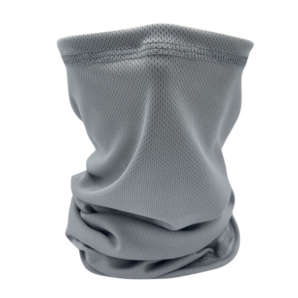 Polaina de cuello para motocicleta gris