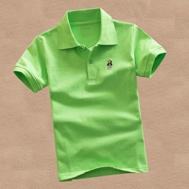 Polo per Bambini B1537 verde chiaro 4