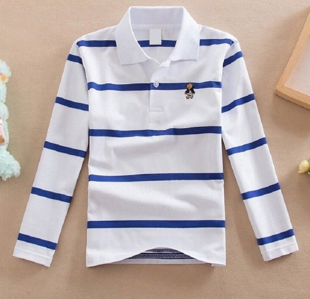 Poloshirt für Jungen B1524 weiß 10