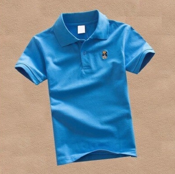 Poloshirt voor jongens B1537 blauw 3