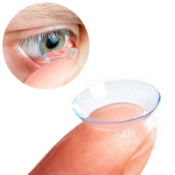 Polročné číre kontaktné šošovky s dioptriami -19.00 HEMA 14.2 mm mäkké tenké šošovky na každodenné nosenie a korekciu zraku 1
