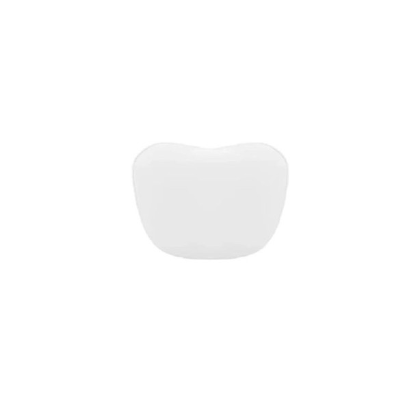 Polštář na opěrku hlavy do auta měkký krční polštář ergonomický tvar pro podporu hlavy interiérový doplněk pro cestování bílá