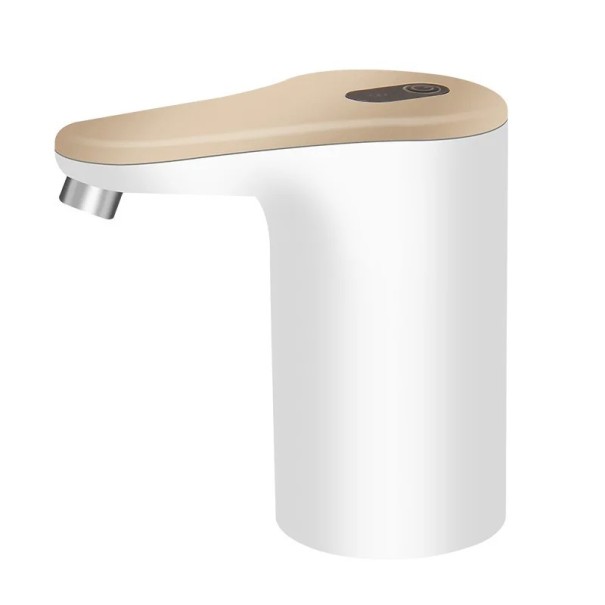 Pompa elettrica per bottiglie d'acqua Distributore elettrico in plastica per acqua 1200 mAh 4 W 14 x 12 cm oro