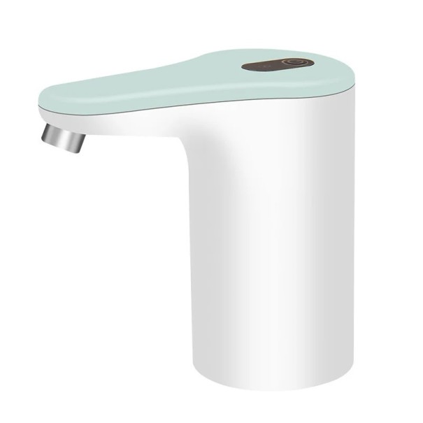 Pompa elettrica per bottiglie d'acqua Distributore elettrico in plastica per acqua 1200 mAh 4 W 14 x 12 cm verde chiaro